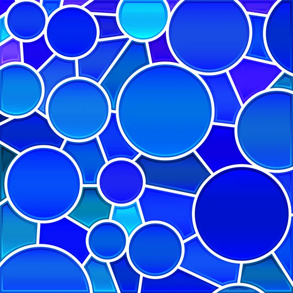 Vector abstracto manchado de vidrio mosaico de fondo — Archivo Imágenes Vectoriales