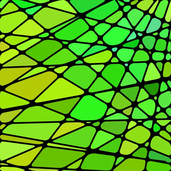 Abstracte vector glas-in-lood mozaïek achtergrond — Stockvector