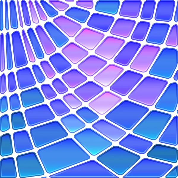 Abstracte vector glas-in-lood mozaïek achtergrond — Stockvector