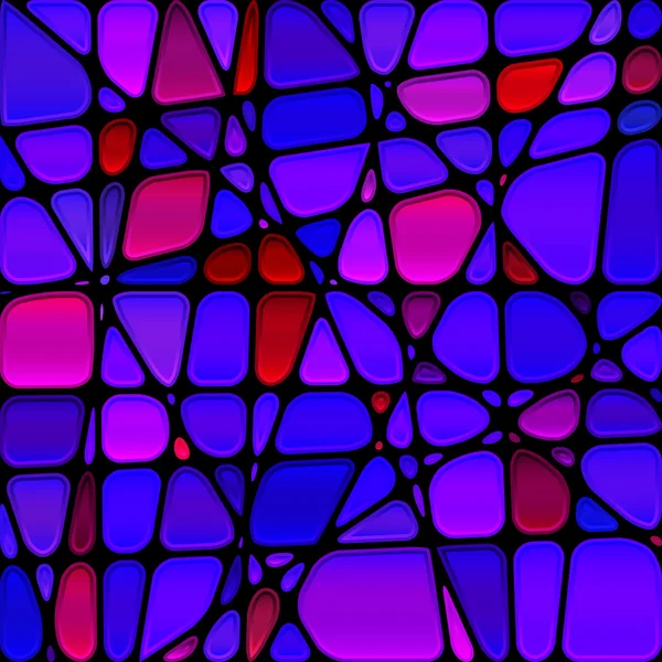 Abstracte vector glas-in-lood mozaïek achtergrond — Stockvector