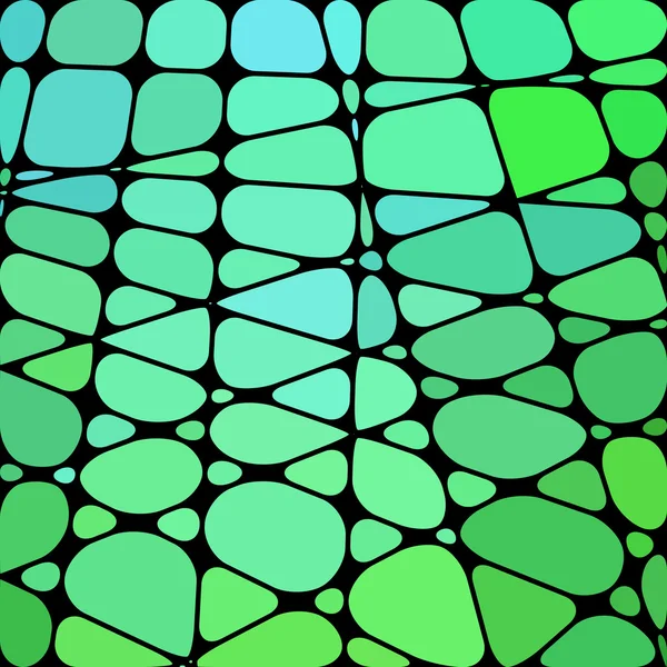 Abstracte vector glas-in-lood mozaïek achtergrond — Stockvector