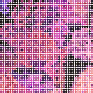 soyut vektör yuvarlak nokta arka plan renkli