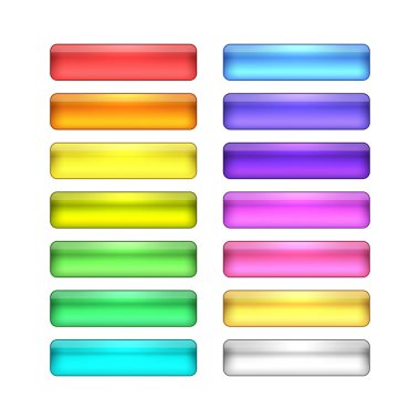 vektör web düğme kümesi