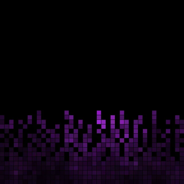 Abstrakter Vektor quadratischer Pixelmosaik Hintergrund — Stockvektor