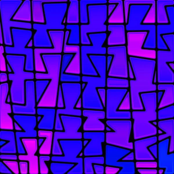 Vector abstracto manchado de vidrio mosaico de fondo — Vector de stock