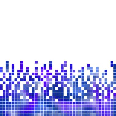 soyut vektör kare piksel mozaik arka plan