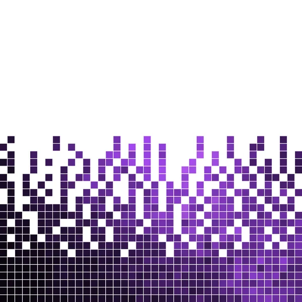 Abstract vector square pixel mosaic background — Stock Vector