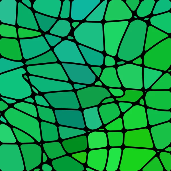 Abstracte vector glas-in-lood mozaïek achtergrond — Stockvector