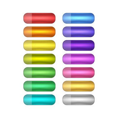 vektör web düğme kümesi