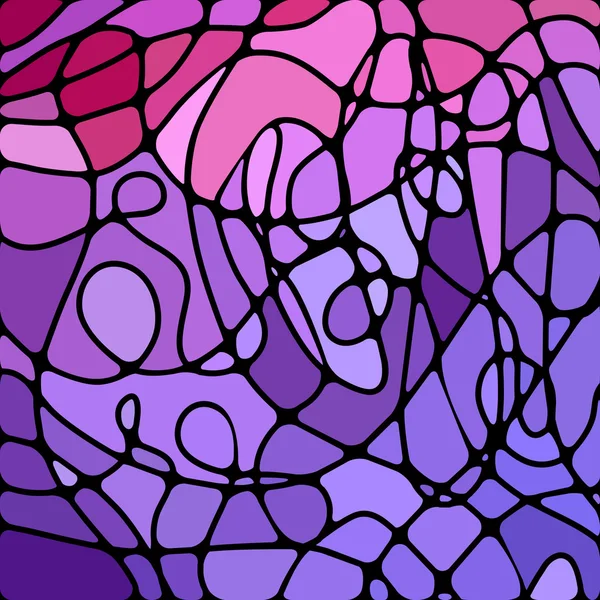 Vector abstracto manchado de vidrio mosaico de fondo — Vector de stock