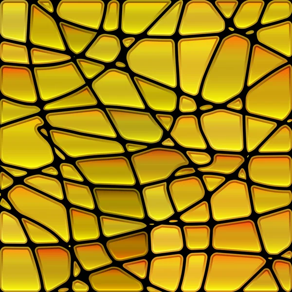 Abstracte vector glas-in-lood mozaïek achtergrond — Stockvector