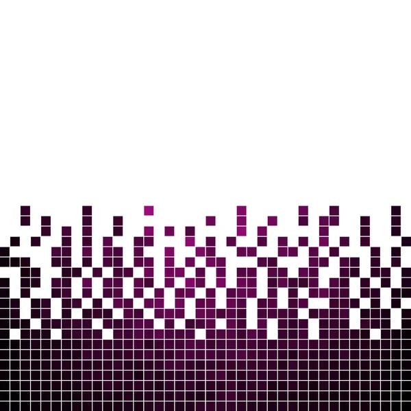 Abstrato vetor quadrado pixel mosaico fundo —  Vetores de Stock