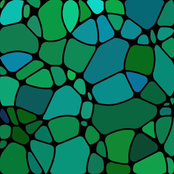 Abstracte vector glas-in-lood mozaïek achtergrond — Stockvector