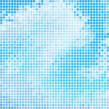 soyut vektör yuvarlak nokta arka plan renkli