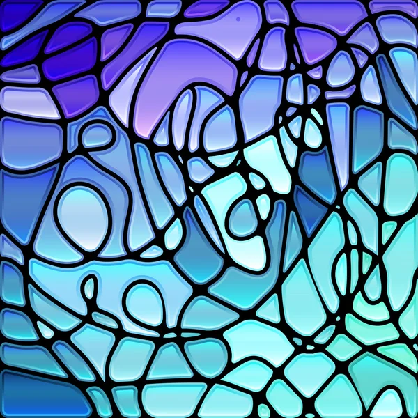 Vetor abstrato fundo mosaico de vidro manchado — Vetor de Stock