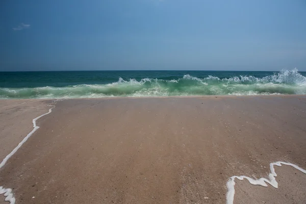 Oceano Atlântico e Sandy, Cape Cod Beach — Fotografia de Stock