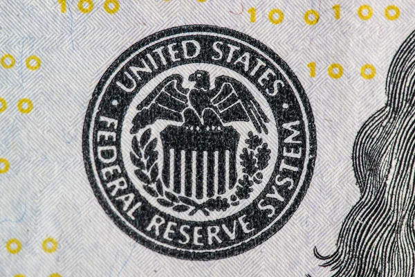 Деталь американских денег — стоковое фото