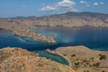 Overlook in Komodo National Park, Indonesia clipart