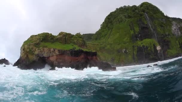 Buco del colpo dell'isola di Cocos — Video Stock