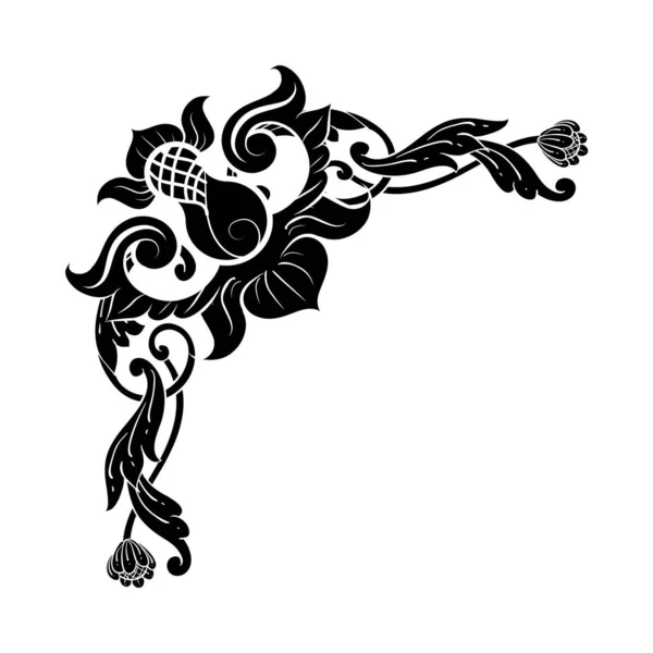 Декоративный Ручной Рисунок Классического Винтажного Орнамента Набор Ретро Рукописного Текста — стоковый вектор