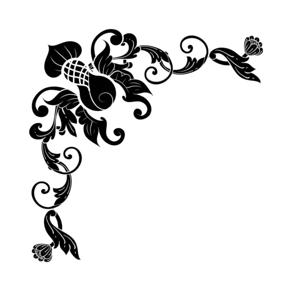 Декоративна Рука Намальована Класичним Вінтажним Орнаментом Встановити Ретро Ручні Розділювачі — стоковий вектор
