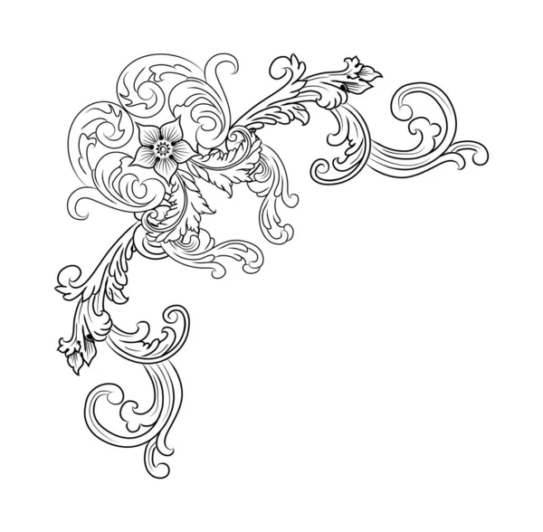 Decorative Mână Desenat Clasic Ornament Vintage Text Separator Setați Separatoare — Vector de stoc