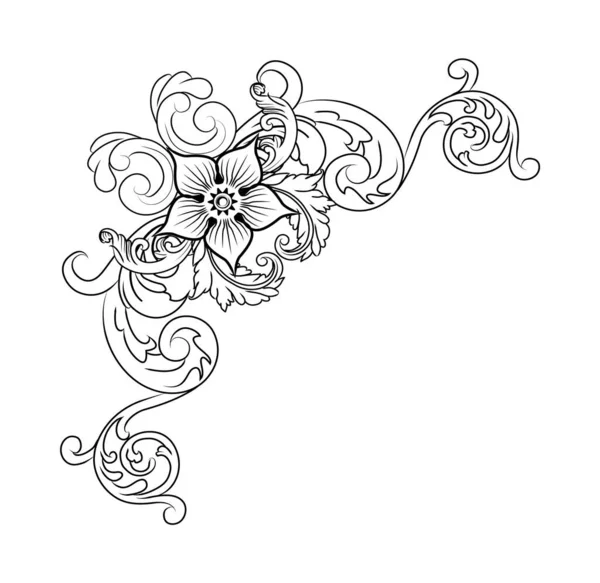 Декоративный Ручной Рисунок Классического Винтажного Орнамента Текстовый Сепаратор Набор Ретро — стоковый вектор