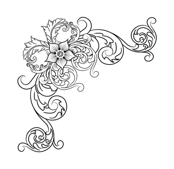 Декоративный Ручной Рисунок Классического Винтажного Орнамента Текстовый Сепаратор Набор Ретро — стоковый вектор