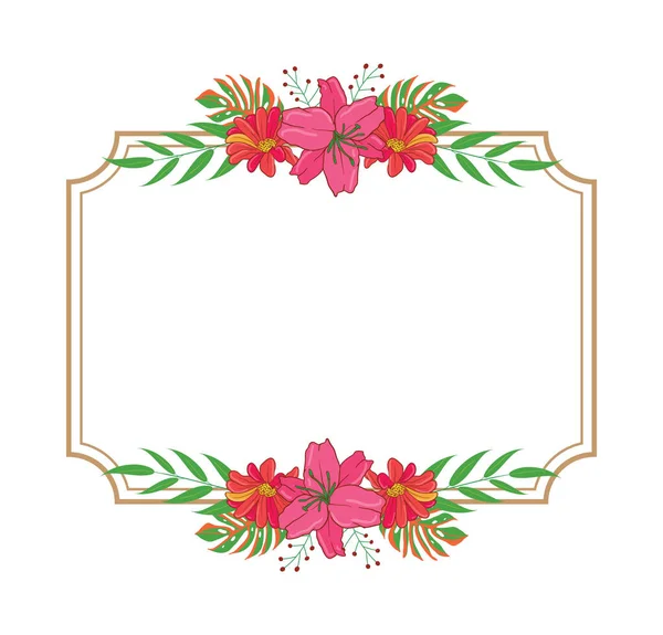 Piękne Vector Floral Foliage Arrangements Zestaw Grafik Eleganckimi Kwiatami Liśćmi — Wektor stockowy