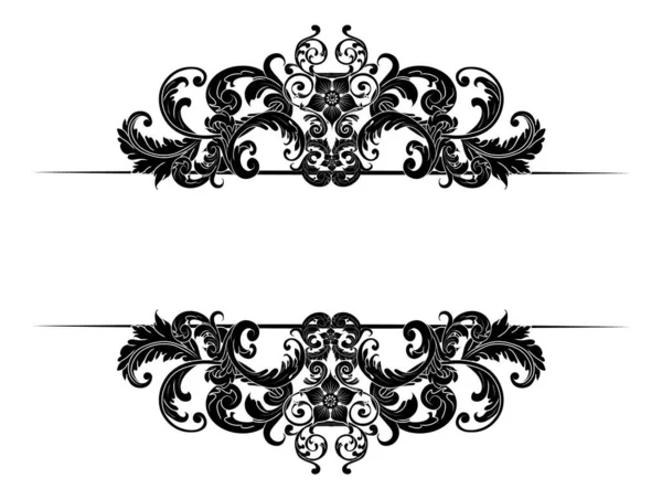 装饰手绘经典古董装饰文字分离器 设置复古手工绘制的文本分割器维多利亚式的旧帧 文本行复古边框潦草分划线元素涂鸦向量图 — 图库矢量图片