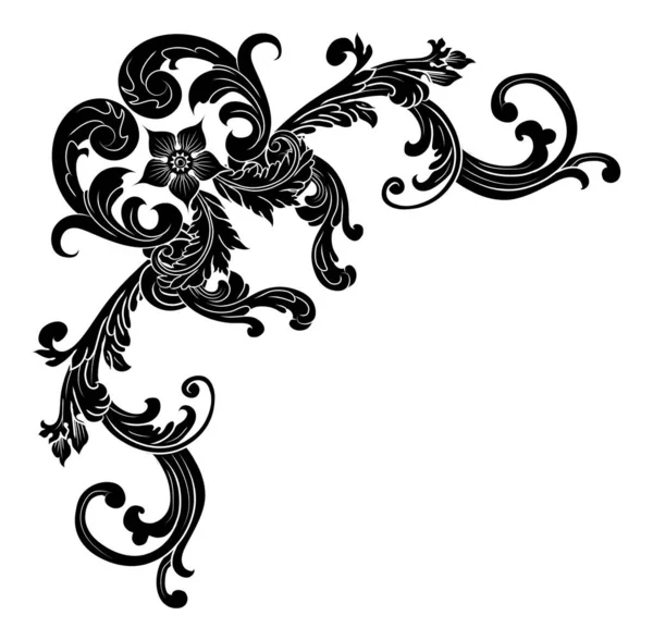 Dekorativní Ručně Kreslený Klasický Retro Ornament Textový Separátor Nastavit Retro — Stockový vektor