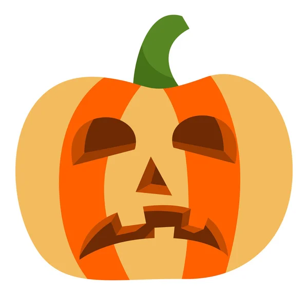 Icono Dibujos Animados Halloween Carácter Estilo Plano — Vector de stock