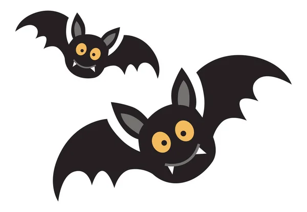 Halloween Cartoon Icon Charakter Flachen Stil — Stockvektor