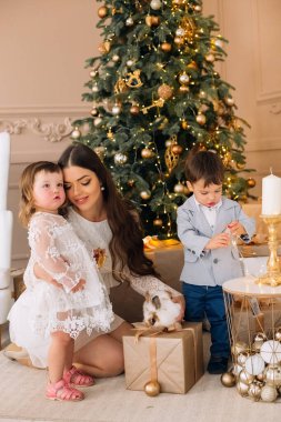 Bir anne ve iki çocuğu Noel 'e hazırlanırken rahat bir anın tadını çıkarırlar. Etrafları şenlikli süslemeler, ışıl ışıl bir ağaç ve sıcak, davetkar bir ortamda hediyelerle çevrili..