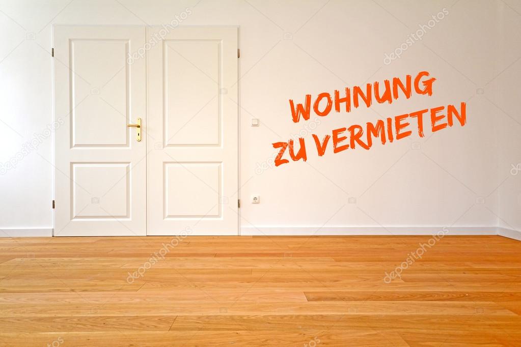 Apartment for rent - Living room with double door and wooden floors