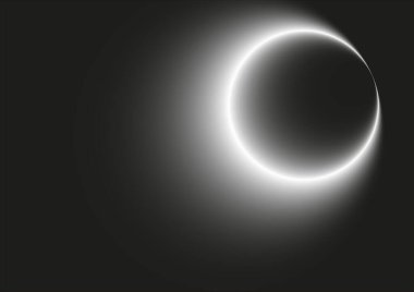 Gece vakti ay tutulması. Ay tutulmasının açık versiyonu. Ay tutulması. Ay ışığı söndürür.