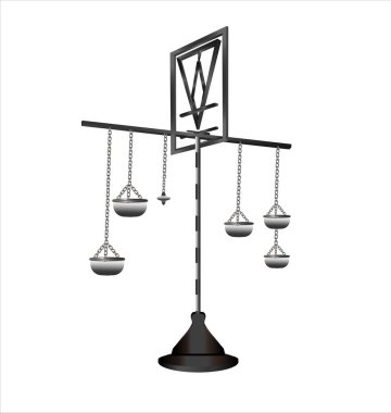 Fizik terazileri Abdurrahman el Hazini tarafından geliştirildi. Ölçek gelişiminin en yüksek aşaması. Bilgelik ölçeği. Beş tabak pulu. El-Biruni 'nin konik aleti. Eski pullar. En hassas icat ölçeği.. 