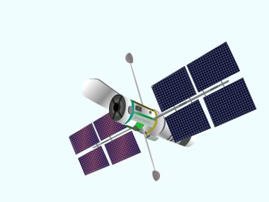 Fizik. Uzay teleskopu. Fiber optik kablo. Işığın fiber optik kabloyla maddeyle etkileşimi