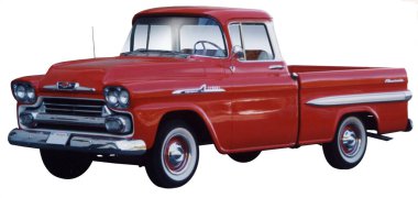 1958 Chevy Apaçi 'si zor işler ve uzun bir yaşam için tasarlandı..