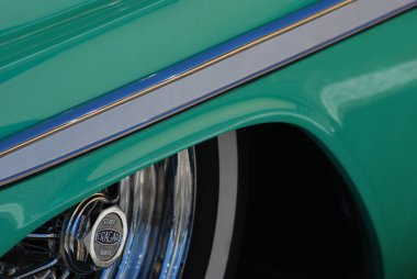 1965 Chevy Bir geleneğin ayrıntıları, restore edilmiş impala.