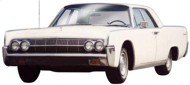 1964 Lincoln Continental, geçmişte bir statü ve güç işaretiydi. Güçlü motor, hidrolik direksiyon, güç koltuğu ayarlama ve bir sürü lüks..