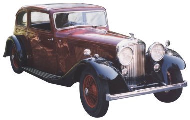 1934 model Bentley 3-1 / 2 Litre Coupe 'ye sahip olmak güç, servet ve sınıfın bir ifadesiydi..