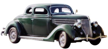 1936 model Ford 5-Window Coupe, günümüzde çok popüler bir arabaydı. Büyük bir tasarımı, yüksek gücü ve arka koltuğu vardı..