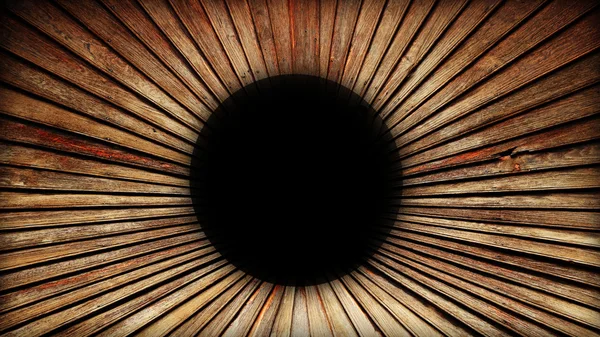 Wood tunnel — Stock Photo, Image