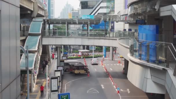 Bangkok Tailandia Febrero 2021 Tuk Tuk Estacionamiento Bangkok — Vídeos de Stock