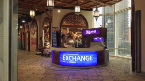 Bangkok Thailand Februari 2021 Lege Valutawissel Kiosk Bangkok Tijdens Covid — Stockvideo