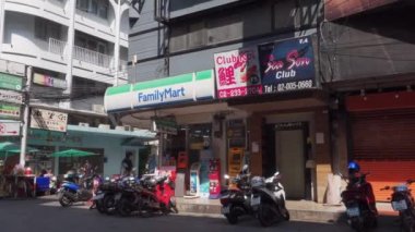 Bangkok, Thailand - January 12, 2021 - Japanese Club on Thaniya Road in Bangkok