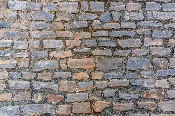 Cobblestone pavement on street in Prague — Stock Photo, Image