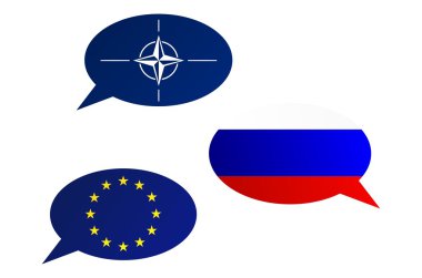 Nato, AB ve Rusya arasındaki konuşma kabarcıklar