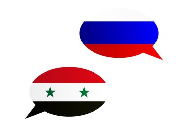 Rusya ve Suriye arasındaki konuşma kabarcıklar